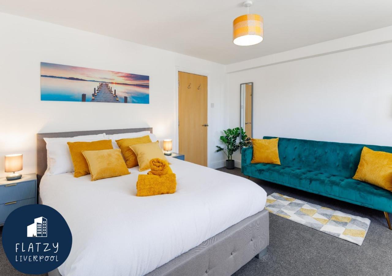 Flatzy - Modern Apartment Close To Football Stadiums Liverpool Eksteriør billede